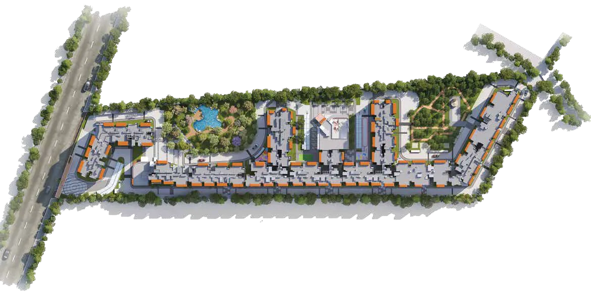 Master plan of TVS Emerald Altura